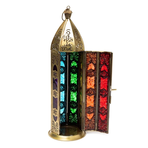 1946 Sfeerlicht oosters goudkleurig 7 Chakra's foto 3