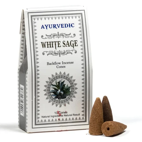 64522 Ayurvedische Witte Salie backflow wierookkegels