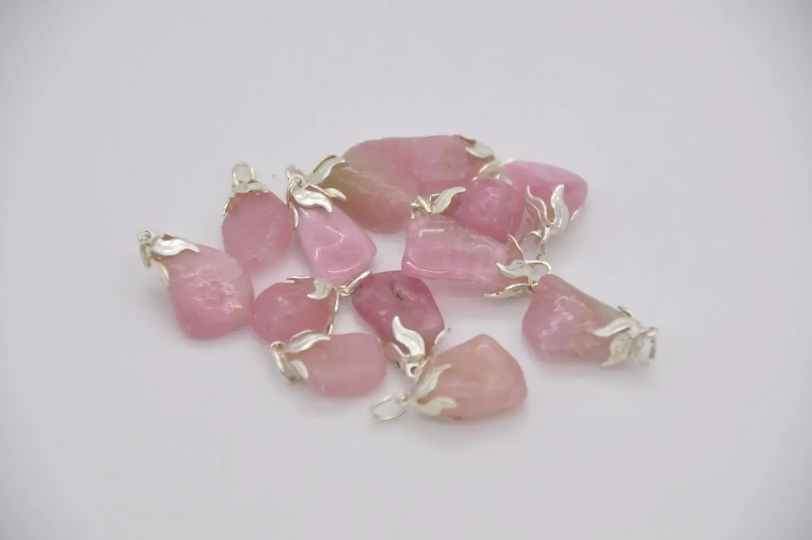Tourmalijn roze edelsteenhanger