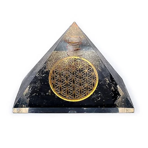 Orgonite toermalijn met kristall punt foto 2