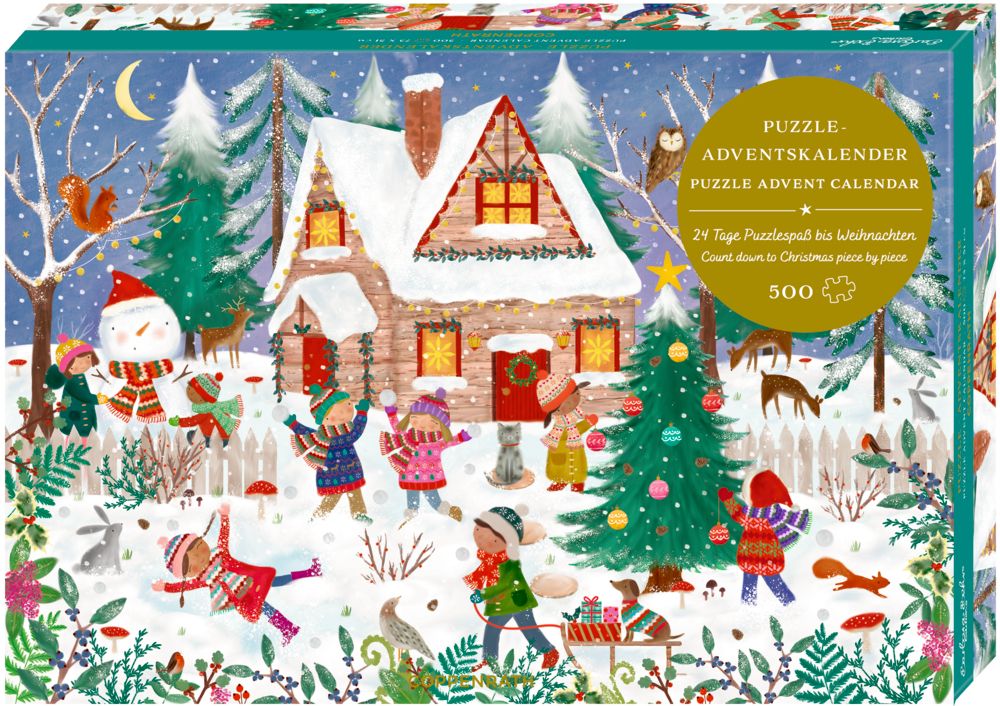 Fijne winter, puzzel-adventskalender