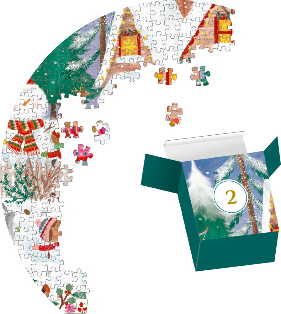 Fijne winter, puzzel-adventskalender foto 2