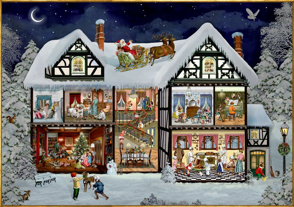 Puzzel: In het Adventshuis