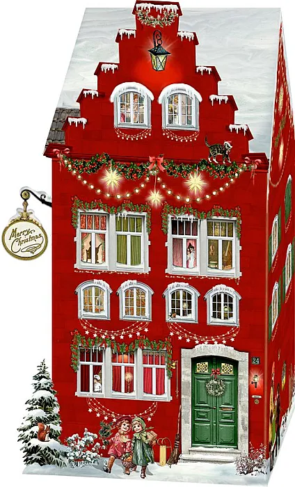 Fijne kerst thuis, LED-verlichte adventskalender (Behr)
