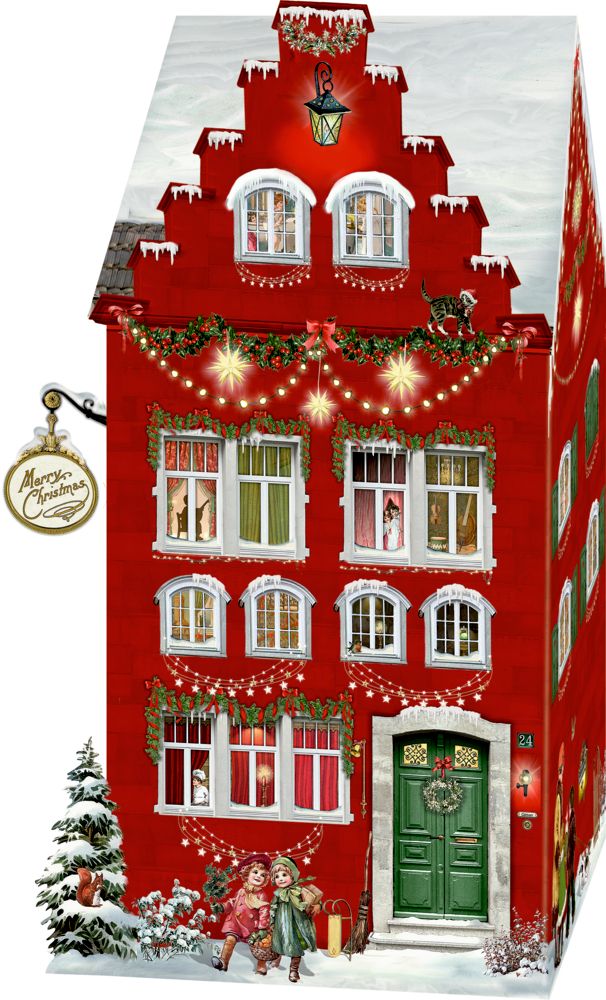 Fijne kerst thuis, LED-verlichte adventskalender (Behr)