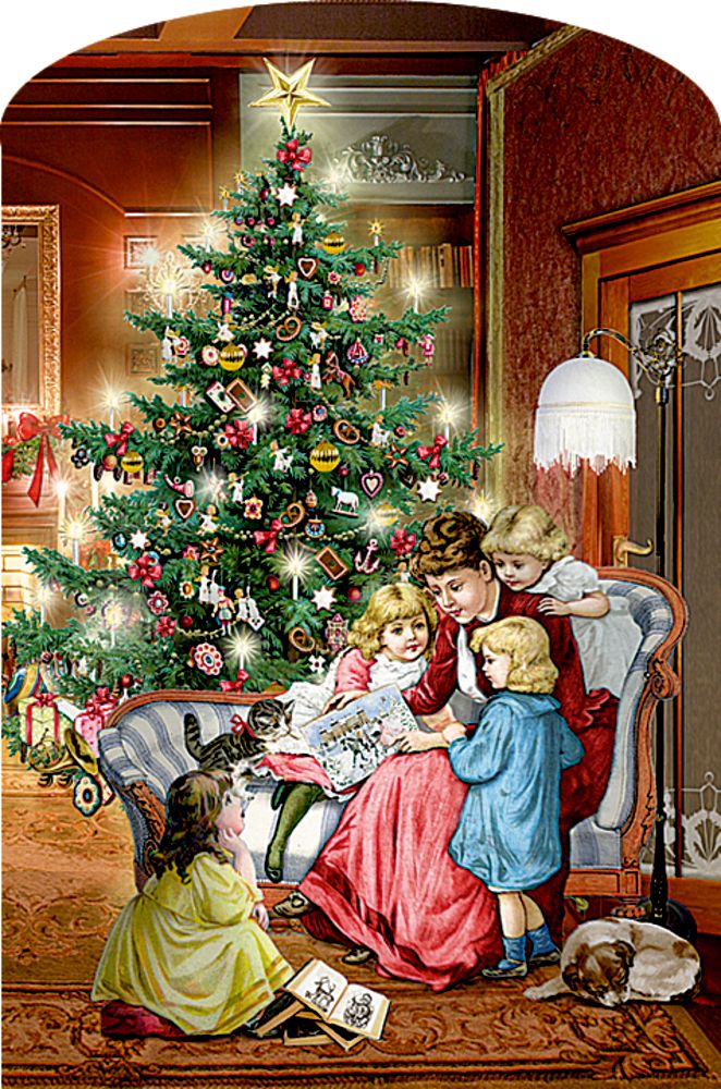 Fijne kerst thuis, LED-verlichte adventskalender (Behr) foto 3