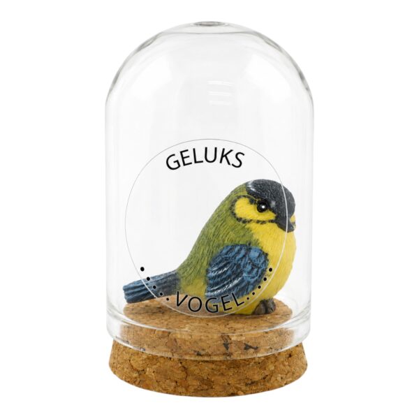 38116 -geluksvogel in stolpje foto 4