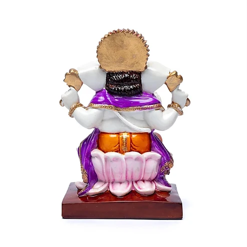 99980 - Ganesha op lotustroon foto 3