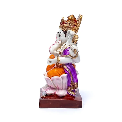 99980 - Ganesha op lotustroon foto 4