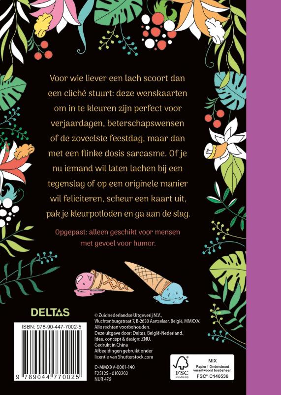 F*ck it - Wenskaarten om in te kleuren foto 2