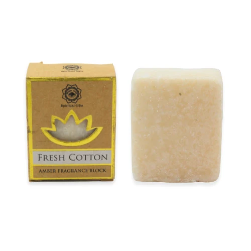 Amberblokje Fresh cotton foto 2