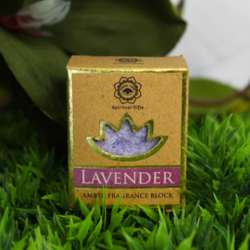 Amberblokje Lavendel