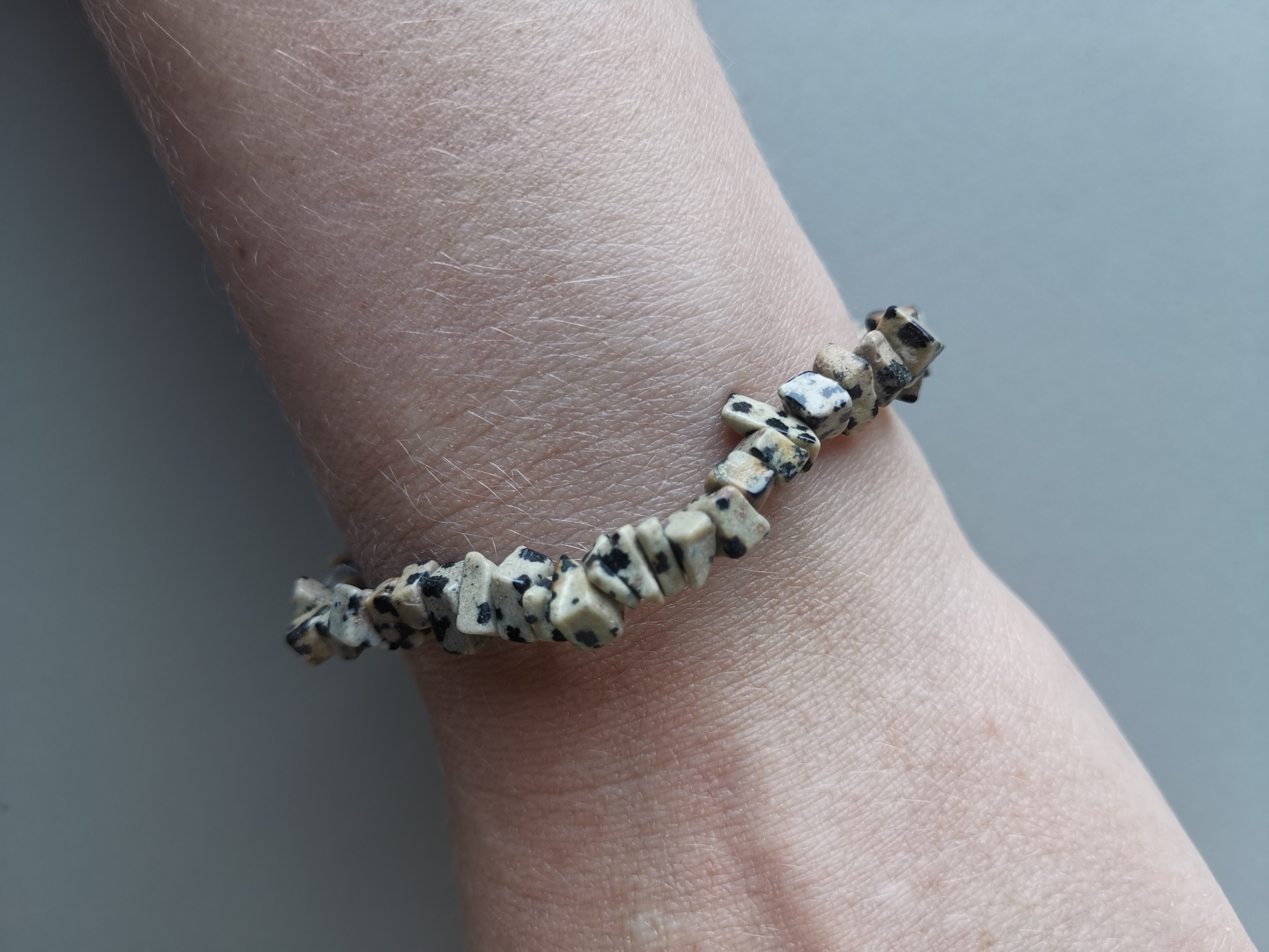 Splitarmband met dalmatiër-jaspis foto 3