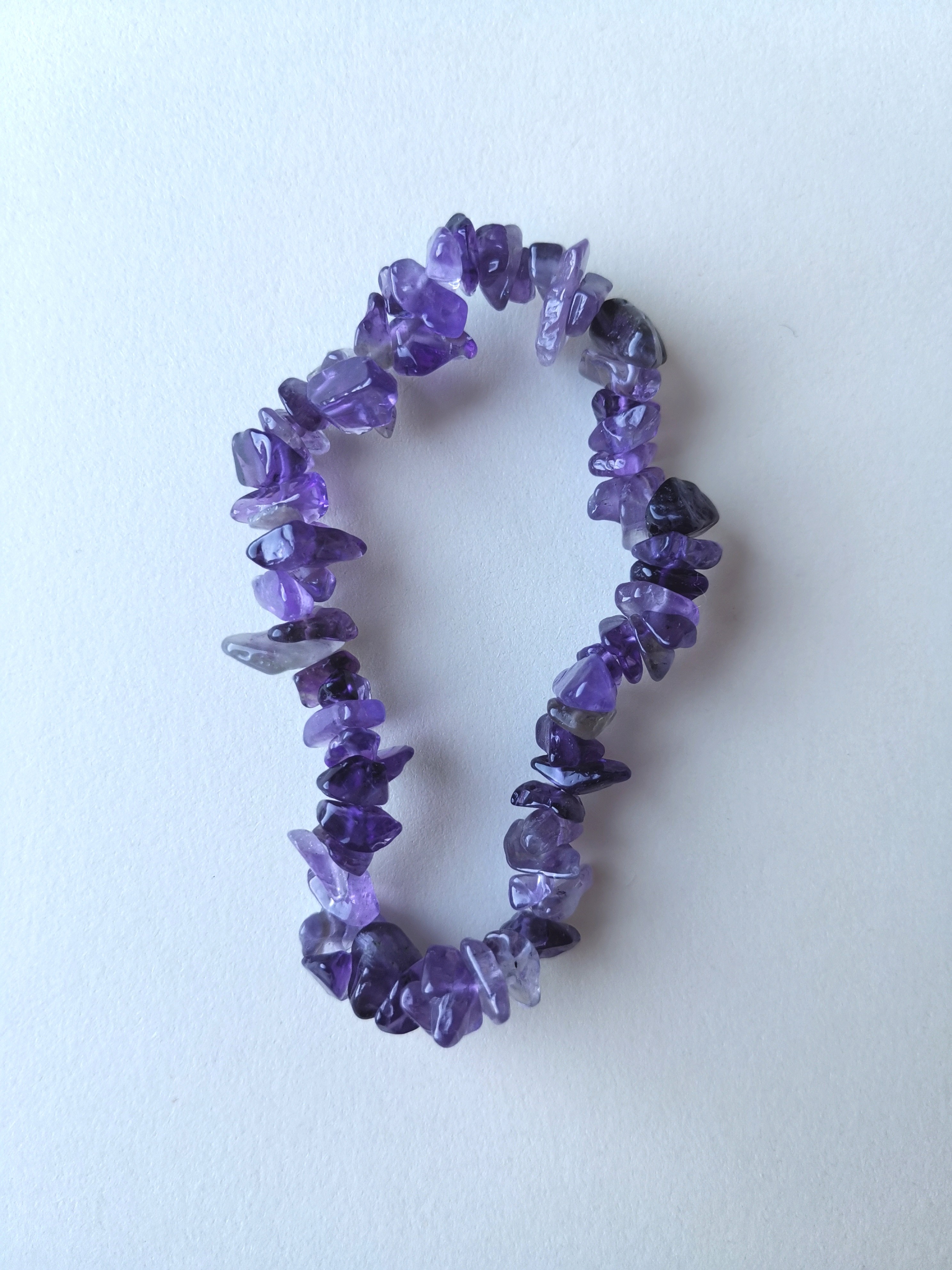 Splitarmband met amethist foto 2
