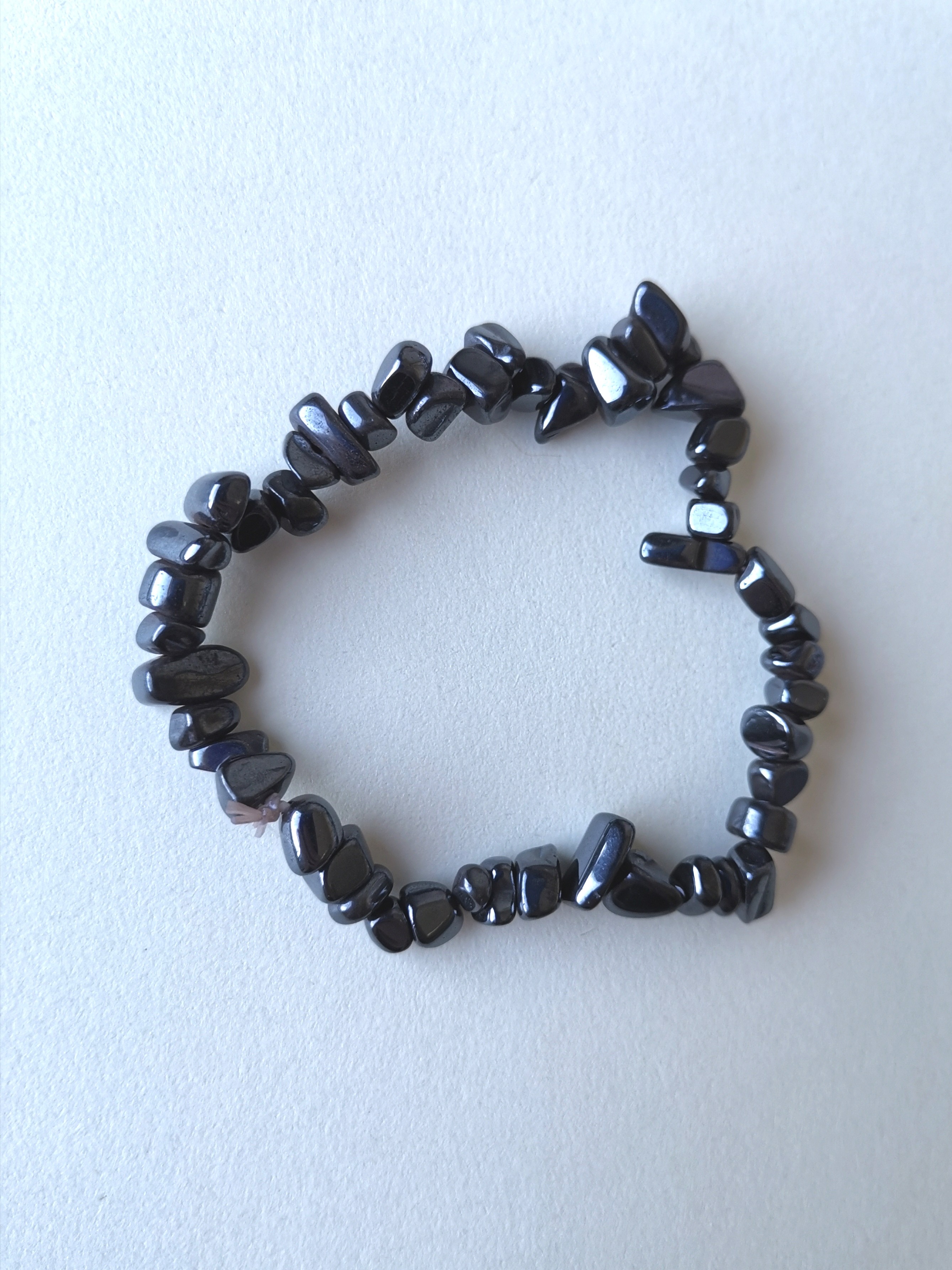 Splitarmband met hematiet foto 3