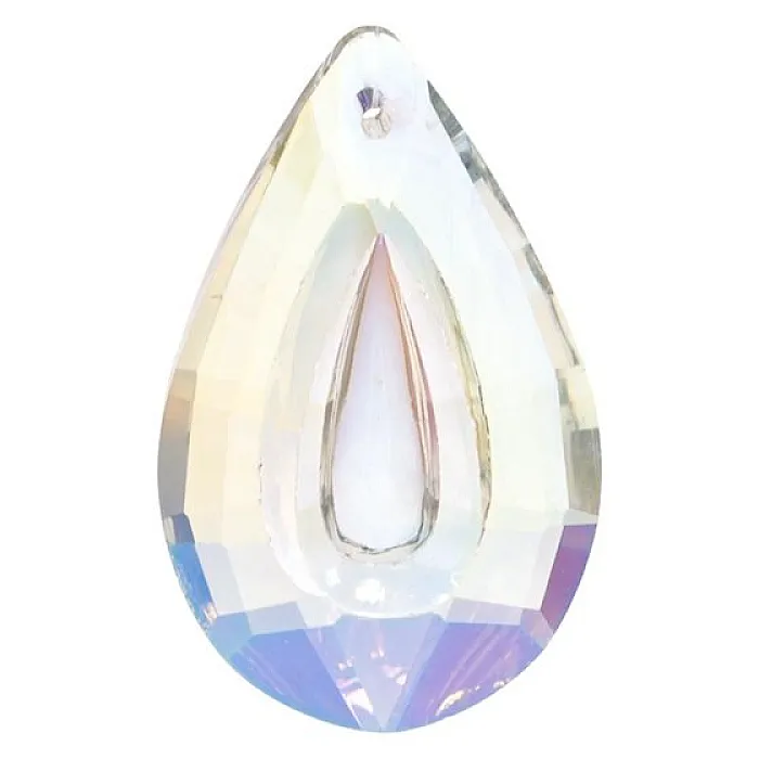 RK17 Regenboogkristal Bindi parelmoer AAA kwaliteit -- 3.2x5 cm