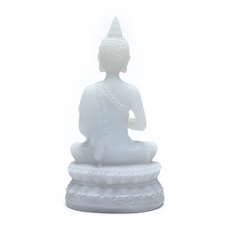 Boeddha van bescherming. 16 cm. Albast foto 2